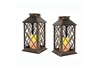 300631 Set of 2 Solar Lattern